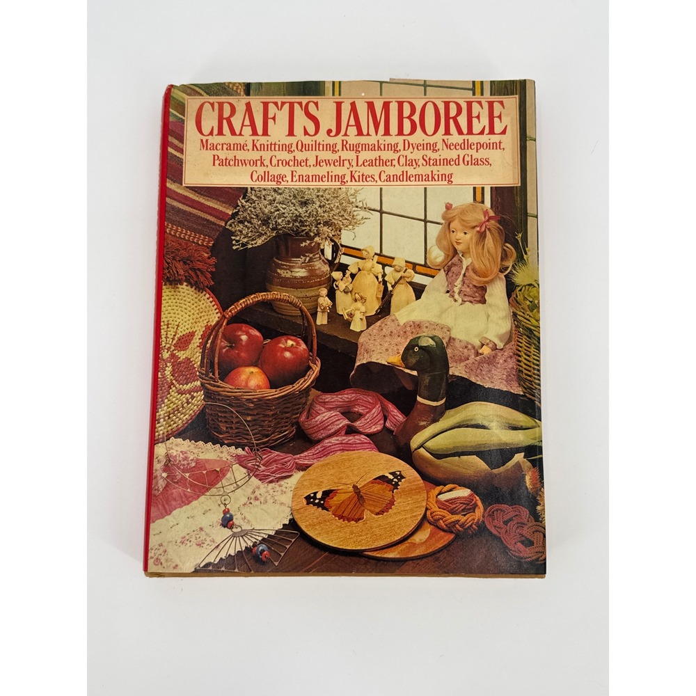 Crafts Jamboree Book Macrame Knitting Quilting Needlepoint Patchwork Jewelry